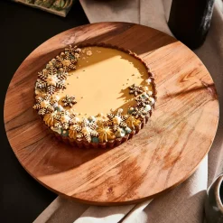 ACACIA Pieds De Table V Set De 2 Naturel