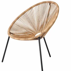 ACAPULCO Chaise Lounge Set De 2 Sable