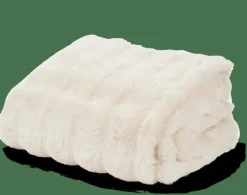 ALVA Plaid Blanc Cassé