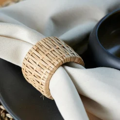 AMANDA Rond De Serviette Brun