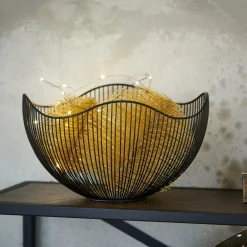 ASTER Corbeille à Fruits Noir