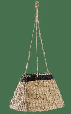 BAKU Pot à Suspendre Noir, Naturel