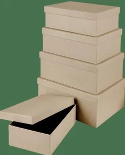 BIGSO Boîte De Rangement L Naturel