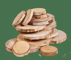 BIRCH Déco Bouleau 15 Pièces Naturel