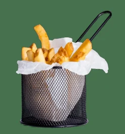 BLACK Panier à Servir Noir