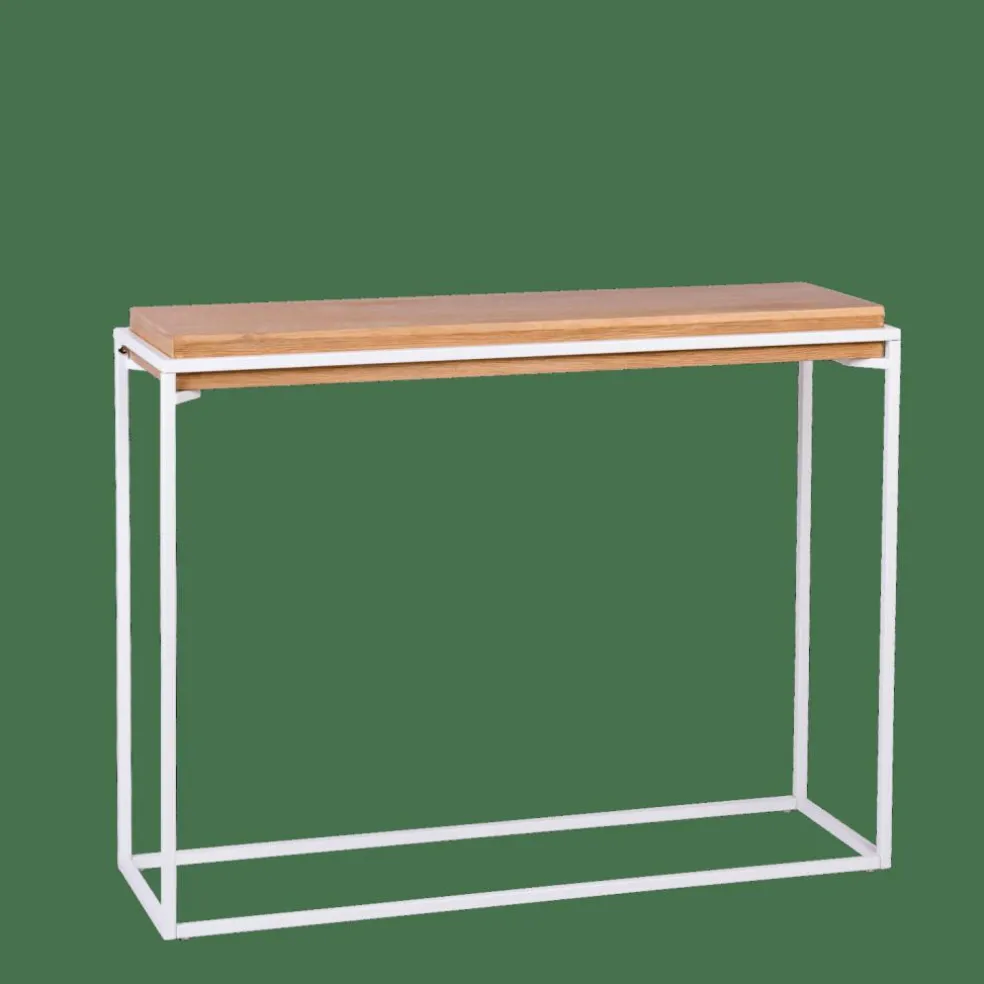 BLOK Table Murale Blanc, Naturel