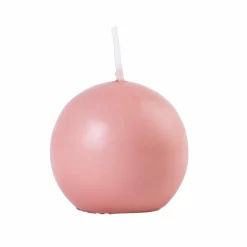 BOLA Bougie Boule Rouge Foncé