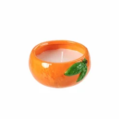 CITRONELLA Plat En Terre Cuite Orange