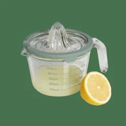CUISINO Presse-agrumes Avec Verre Doseur 500 Ml Vert, Transparent
