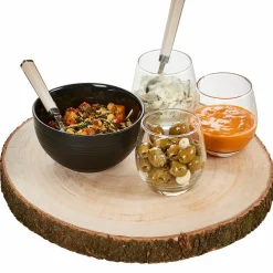 DUO Bougies Dîner Set De 2 Brun