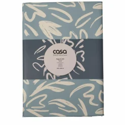 EARTH CLOUD Assiette Plate Bleu