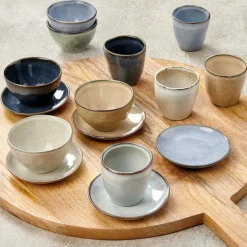 EARTH MARL Assiette Crème