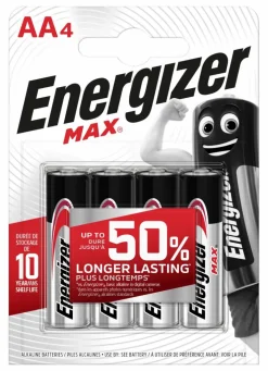 ENERGIZER Pile Alcaline Set De 4