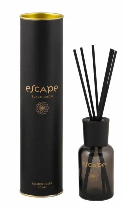 ESCAPE BLACK OUDH Bougies Chauffe-plat Parfumées Set De 9 Noir