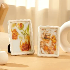 FLOWY Bougie Blanc Cassé