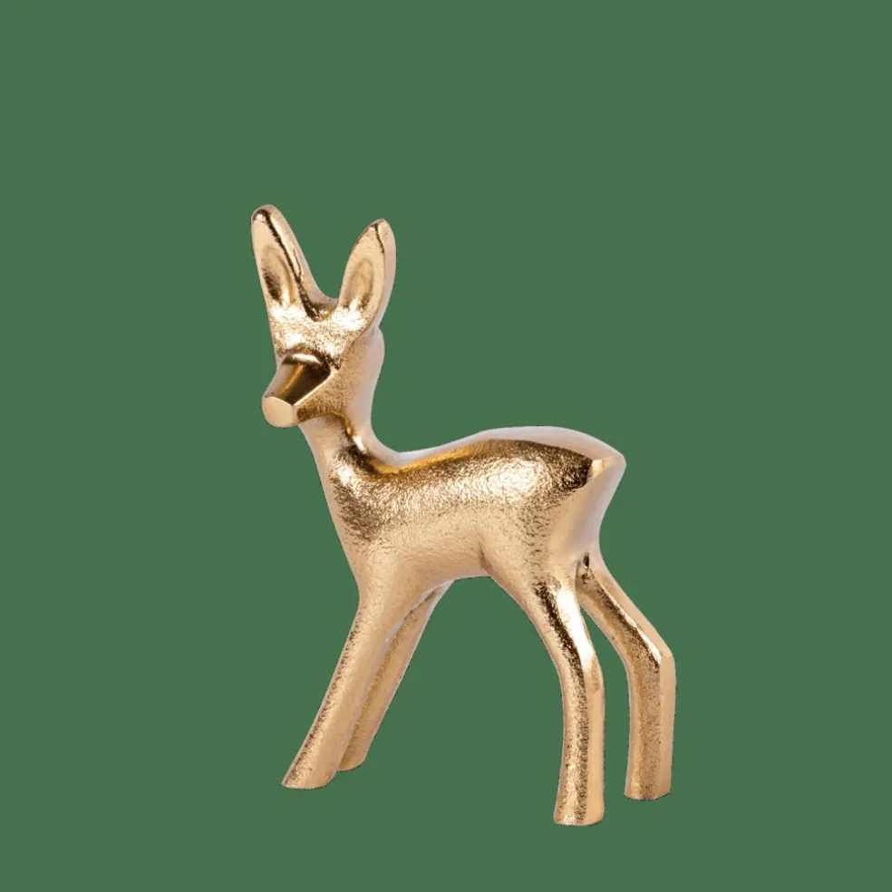GOLDY Décoratif Cerf Doré