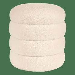 LOBBY Pouf Blanc Cassé