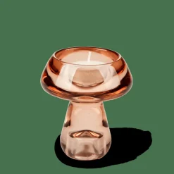 MUSHROOM Support Bougie Chauffe-plat Brun