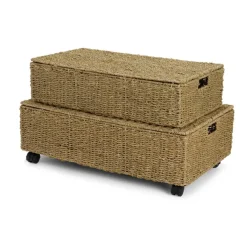 MYKONOS Coffre De Rangement M Naturel