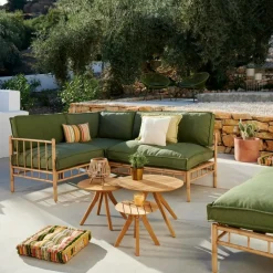 PAULETTA LUXE Coussin Palette Vert