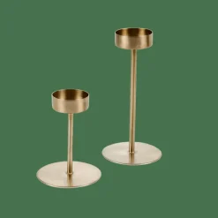 PHANTOM Support Pour Bougie Chauffe-plat Doré Clair