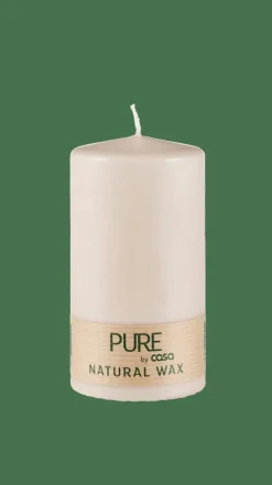PURE Bougie Cylindrique Brun Clair