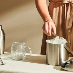 SHAKE & STIR Seau à Glace Avec Pince 1,3l