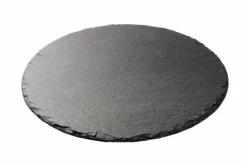 SLATE Assiette Noir