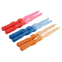 SPIRAL Bougie Dîner Orange