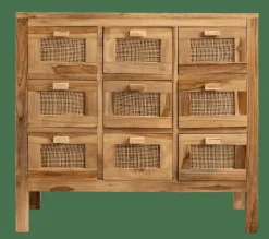 TECK Meuble De Pharmacie Naturel