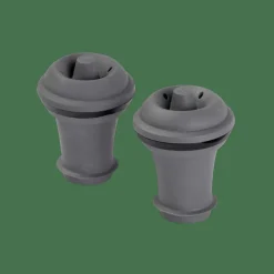 VACUVIN Bouchons à Vin Set De 2 Gris