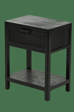 WEBSTER Table De Chevet Noir