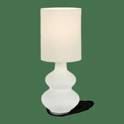 WHITESTONE Lampe De Table Avec Abat-jour E27 Blanc Cassé
