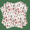 X-MAS VIBE Set De 20 Serviettes Multicolore